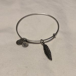 Alex and Ani feather bracelet